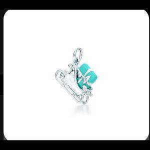 ISO TIFFANY CO BLUE BOX IN SLEIGH CHARM
